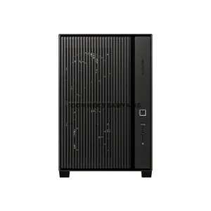 ID-COOLING FLOW 500 AIR Black Micro-ATX PC Case, 403mm GPU Support, 360mm Top Radiator, 180mm CPU Cooler Clearance, 3 Pre-Installed 120mm Fans, Tempered Glass Panel & USB Type-C Front I/O
