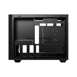 ID-COOLING FLOW 500 AIR Black Micro-ATX PC Case, 403mm GPU Support, 360mm Top Radiator, 180mm CPU Cooler Clearance, 3 Pre-Installed 120mm Fans, Tempered Glass Panel & USB Type-C Front I/O