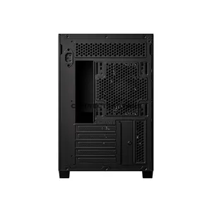 ID-COOLING FLOW 500 AIR Black Micro-ATX PC Case, 403mm GPU Support, 360mm Top Radiator, 180mm CPU Cooler Clearance, 3 Pre-Installed 120mm Fans, Tempered Glass Panel & USB Type-C Front I/O
