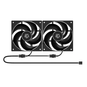 ID-COOLING FLOW 500 AIR Black Micro-ATX PC Case, 403mm GPU Support, 360mm Top Radiator, 180mm CPU Cooler Clearance, 3 Pre-Installed 120mm Fans, Tempered Glass Panel & USB Type-C Front I/O