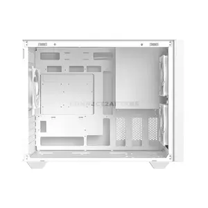 ID-COOLING FLOW 500 AIR WHITE Micro-ATX PC Case, 403mm GPU Support, 360mm Top Radiator, 180mm CPU Cooler Clearance, 3 Pre-Installed 120mm Fans, Tempered Glass Panel & USB Type-C Front I/O