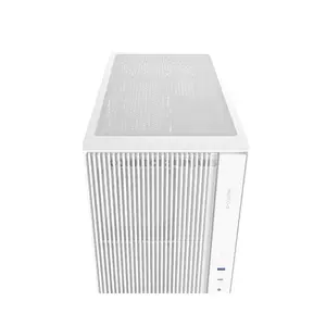 ID-COOLING FLOW 500 AIR WHITE Micro-ATX PC Case, 403mm GPU Support, 360mm Top Radiator, 180mm CPU Cooler Clearance, 3 Pre-Installed 120mm Fans, Tempered Glass Panel & USB Type-C Front I/O