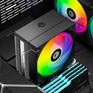 ID-COOLING SE-214-XT V2 ARGB CPU Air Cooler, High-Performance Tower Heatsink Design, Addressable RGB Lighting, Direct Contact Heatpipe CPU Cooling Solution