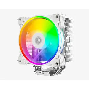 ID-COOLING SE-214-XT ZF ARGB White CPU Air Cooler, 120mm ARGB PWM Fan, 4 Direct-Touch Heatpipes, Tower Air Cooler for Intel & AMD Processors