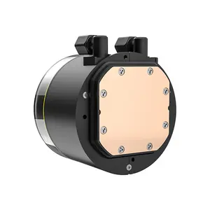 ID-COOLING SL360 V2 Black CPU Liquid Cooler, 2.1 Inch 480×480 LCD Display, 2900RPM PWM Pump, 360mm ARGB AIO Liquid Cooler