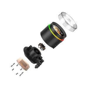 ID-COOLING SL360 V2 Black CPU Liquid Cooler, 2.1 Inch 480×480 LCD Display, 2900RPM PWM Pump, 360mm ARGB AIO Liquid Cooler