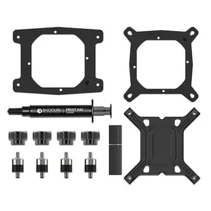 ID-COOLING SL360 V2 Black CPU Liquid Cooler, 2.1 Inch 480×480 LCD Display, 2900RPM PWM Pump, 360mm ARGB AIO Liquid Cooler