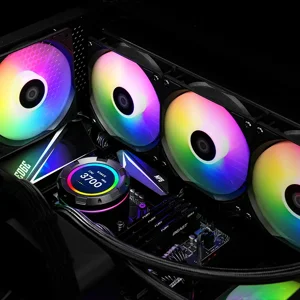 ID-COOLING SL360 XE LCD 360mm Liquid CPU Cooler, Triple Fan Premium AIO Water Cooling System with LCD Display and ARGB Lighting