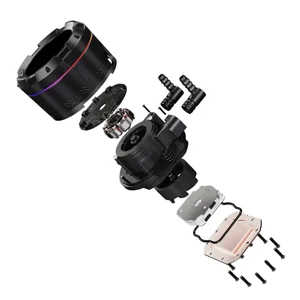 ID-COOLING SL360 XE LCD 360mm Liquid CPU Cooler, Triple Fan Premium AIO Water Cooling System with LCD Display and ARGB Lighting