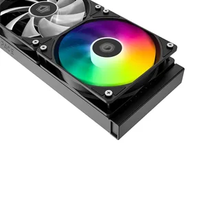 ID-COOLING SL360 XE LCD 360mm Liquid CPU Cooler, Triple Fan Premium AIO Water Cooling System with LCD Display and ARGB Lighting
