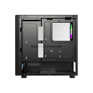 ID-COOLING WARE 510 ARGB Black ATX PC Case, 380mm GPU Support, 360mm Front & Top Radiator Support, 4 Pre-Installed 120mm ARGB Fans, 180mm CPU Cooler Clearance, Tempered Glass & USB Type-C Front I/O