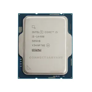 Intel Core i5-14400 Desktop Processor 10 Cores 16 Threads, Up to 4.70GHz Turbo Boost Clock, Integrated Graphics, 20MB Smart Cache, LGA1700 Gaming and Productivity CPU