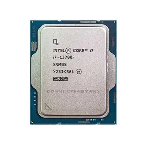 Intel Core i7-13700F Desktop Processor 16 Cores 24 Threads, Up to 5.20GHz Turbo Boost Clock, 30MB Smart Cache, LGA1700 Raptor Lake Gaming and Productivity CPU