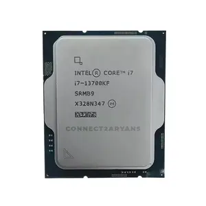 Intel Core i7-13700KF Desktop Processor 16 Cores 24 Threads, Up to 5.40GHz Turbo Boost Clock, 30MB Smart Cache, Unlocked Multiplier, LGA1700 Raptor Lake Gaming CPU