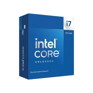 Intel Core i7-14700 Desktop Processor, 20 Cores and 28 Threads, Up to 5.4GHz Max Boost Clock, LGA1700 Socket, Integrated Graphics, 14th Gen High-Performance Gaming and Productivity Desktop CPU