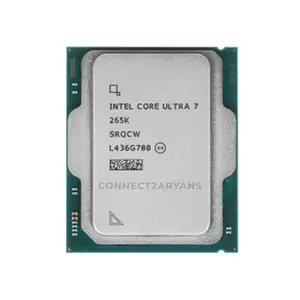 Intel Core Ultra 7 265K Desktop Processor, 20 Cores and 20 Threads, Up to 5.5GHz Max Boost Clock, LGA1851 Socket, Integrated Graphics, Unlocked Arrow Lake High-Performance Desktop CPU