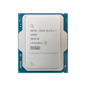 Intel Core Ultra 7 265KF Desktop Processor, 20 Cores and 20 Threads, Up to 5.5GHz Max Boost Clock, LGA1851 Socket, Unlocked Multiplier Design, Arrow Lake High-Performance Desktop CPU