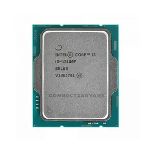 Intel Core i3-12100F Desktop Processor 4 Cores 8 Threads, Up to 4.30GHz Turbo Boost Clock, 12MB Smart Cache, LGA1700 Alder Lake Gaming and Productivity CPU