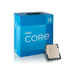 Intel Core i3-12300 Desktop Processor 4 Cores 8 Threads, Up to 4.40GHz Turbo Boost Clock, Integrated Graphics, 12MB Smart Cache, LGA1700 Alder Lake Desktop and Productivity CPU