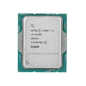 Intel Core i3-14100 Desktop Processor 4 Cores 8 Threads, Up to 4.70GHz Turbo Boost Clock, Integrated Graphics, 12MB Smart Cache, LGA1700 Raptor Lake Refresh Desktop CPU