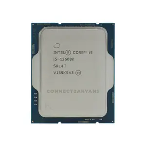 Intel Core i5-12600K Desktop Processor 10 Cores 16 Threads, Up to 4.90GHz Turbo Boost Clock, Unlocked Multiplier, Integrated Graphics, 20MB Smart Cache, LGA1700 Alder Lake Gaming CPU
