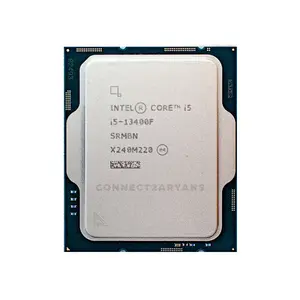 Intel Core i5-13400F Desktop Processor 10 Cores 16 Threads, Up to 4.60GHz Turbo Boost Clock, 20MB Smart Cache, LGA1700 Raptor Lake Gaming and Productivity CPU