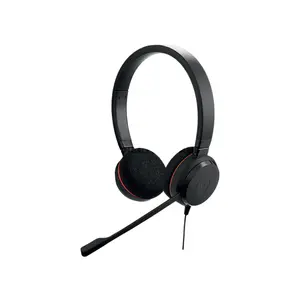 Jabra Evolve 20 4999-823-169 MS Stereo Professional Wired Office Headset, USB-C/A Connectivity, Noise-Cancelling Microphone, Wideband Audio, Inline Call Controls & Microsoft Teams Compatible