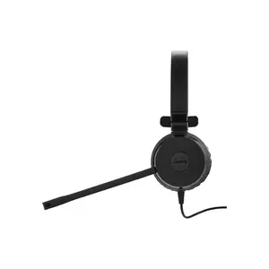Jabra Evolve 30 II UC Stereo Headset, USB-A & 3.5mm Connectivity, Noise-Cancelling Microphone, In-Line Call Control, Professional UC Wired Headset