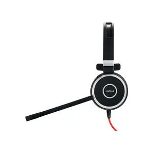 Jabra Evolve 40 6393-823-109 MS Mono Professional Wired Office Headset, 28mm Speaker, USB & 3.5mm Connectivity, Noise-Cancelling Microphone, Integrated Busylight, HD Voice & PeakStop Technology