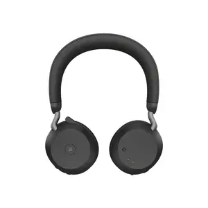 Jabra Evolve2 75 27599-999-999 MS Teams Stereo Professional Wireless Headphone, 40mm Speakers, Advanced ANC, 8-Microphone Technology, Bluetooth 5.2, Jabra Link 390 USB-A Adapter, HearThrough, 30m Range & Up to 36 Hours Battery