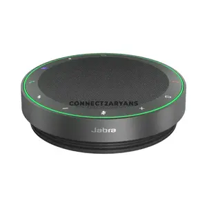 Jabra Speak2 75 Portable Bluetooth Conferencing Speakerphone, 65mm Full-Range Speaker, 4 Beamforming MEMS Microphones, Full Duplex Audio, USB-C / USB-A, Bluetooth 5.2, IP64, Up to 32 Hours Talk Time