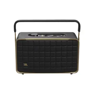 JBL Authentics 300 Portable Bluetooth Speaker Black Edition, Premium Wireless Audio System, High-Fidelity Sound Performance, Portable Smart Home Audio Speaker