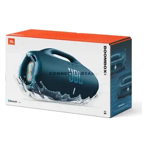 JBL Boombox 4 Portable Bluetooth Speaker, 210W RMS AC Output, JBL Pro Sound with AI Sound Boost, Bluetooth 5.4, IP68 Waterproof & Dustproof, Up to 34-Hour Playtime, Auracast, Bass Boost & Powerbank