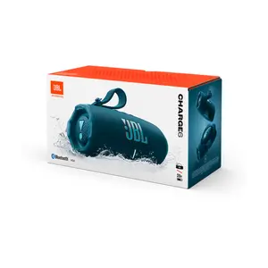 JBL Charge 6 Waterproof Portable Bluetooth Speaker Blue Edition, Portable Wireless Audio System, High-Capacity Battery Design, Premium Outdoor Sound Speaker