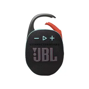 JBL Clip 5 Ultra-Portable Bluetooth Speaker, 7W JBL Pro Sound, Bluetooth 5.3, IP67 Waterproof & Dustproof, Up to 12-Hour Playtime + 3-Hour Playtime Boost, Integrated Carabiner & Auracast Support