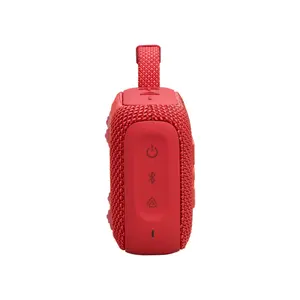 JBL Go 4 Portable Bluetooth Wireless Speaker Red Edition, Compact Waterproof Audio System, Ultra-Portable Design, Wireless Outdoor Sound Speaker