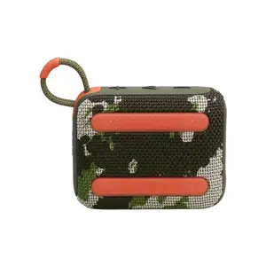 JBL Go 4 Portable Bluetooth Wireless Speaker Squad Edition, Compact Waterproof Audio System, Ultra-Portable Design, Wireless Outdoor Sound Speaker