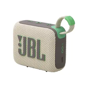 JBL Go 4 Portable Bluetooth Wireless Speaker Sand Edition, Compact Waterproof Audio System, Ultra-Portable Design, Wireless Outdoor Sound Speaker