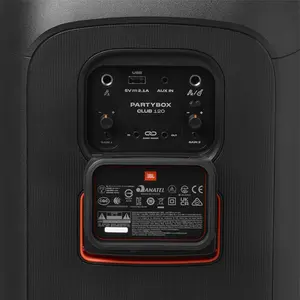 JBL PartyBox Club 120 Portable Wireless Speaker, Powerful Party Audio System, Bluetooth Connectivity, High-Energy Portable Entertainment Speaker
