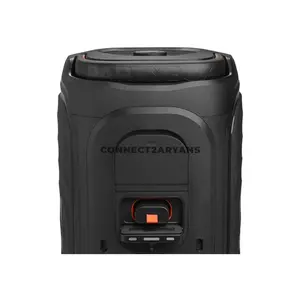 JBL PartyBox 130 Black Portable Party Speaker, 200W RMS JBL Sound, AI Sound Boost, Bluetooth 6.0, Dynamic Lightshow, Up to 15-Hour Battery, IPX4 Splashproof, Auracast, Dual Mic & Guitar Inputs, USB-C Audio