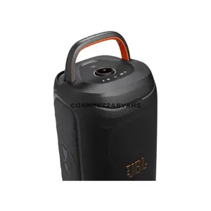 JBL PartyBox 130 Black Portable Party Speaker, 200W RMS JBL Sound, AI Sound Boost, Bluetooth 6.0, Dynamic Lightshow, Up to 15-Hour Battery, IPX4 Splashproof, Auracast, Dual Mic & Guitar Inputs, USB-C Audio