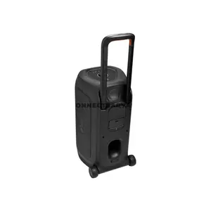 JBL PartyBox 330 Black Portable Party Speaker, 280W JBL Sound, AI Sound Boost, Bluetooth 6.0, Adaptive Lightshow, 18-Hour Battery, IPX4 Splashproof, Auracast, Dual Mic & Guitar Inputs, Wheels & Handle