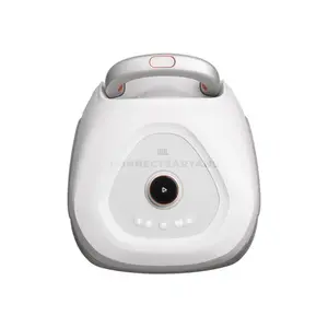 JBL PartyBox 330 White Portable Party Speaker, 280W JBL Sound, AI Sound Boost, Bluetooth 6.0, Adaptive Lightshow, 18-Hour Battery, IPX4 Splashproof, Auracast, Dual Mic & Guitar Inputs, Wheels & Handle