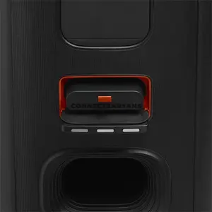 JBL PartyBox Stage 320 Black Portable Party Speaker, 240W RMS JBL Pro Sound, AI Sound Boost, Bluetooth 5.4, Adaptive Lightshow, 18-Hour Battery, IPX4 Splashproof, Auracast, Dual Mic & Guitar Inputs, Wheels & Handle
