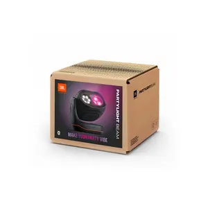 JBL PartyLight Beam Dynamic LED Party Light, Music Synchronization Lighting Effects, Interactive Party Illumination System, Wireless Entertainment Lighting Accessory