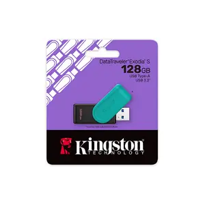 Kingston DataTraveler Exodia S USB 3.2 Gen 1 Flash Drive, Up to 100MB/s Read Speed, Protective Cap Design, USB-A Portable Storage Drive, DTXS Series