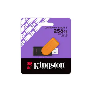 Kingston DataTraveler Exodia S USB 3.2 Gen 1 Flash Drive, Up to 100MB/s Read Speed, Protective Cap Design, USB-A Portable Storage Drive, DTXS Series