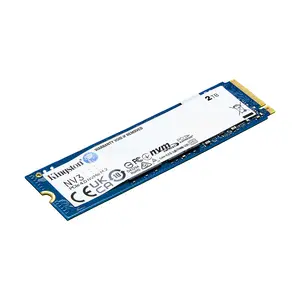 Kingston NV3 PCIe 4.0 NVMe M.2 SSD 2TB Internal Solid State Drive, M.2 2280, PCIe Gen 4x4, Up to 6,000MB/s Read & 5,000MB/s Write, 3D NAND Storage Upgrade