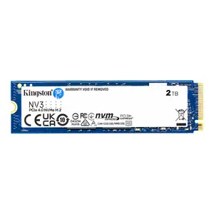 Kingston NV3 PCIe 4.0 NVMe M.2 SSD 2TB Internal Solid State Drive, M.2 2280, PCIe Gen 4x4, Up to 6,000MB/s Read & 5,000MB/s Write, 3D NAND Storage Upgrade