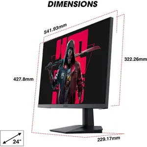 KOORUI 24E3 24-Inch IPS Gaming Monitor, Full HD 1920×1080 Resolution, 165Hz Refresh Rate, 1ms Response Time, Adaptive Sync, 99% sRGB Color Gamut